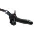 Fetish Strap-On 12 - Adjustable Hollow Dildo (Black)