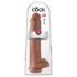 King Cock 15 - Giant Dildo (38cm) - Dark Natural