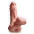 PDX Reach Around - 2-in-1 Pocket Pussy & Penis Sleeve (Natural)