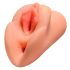 PDX Double Stroker - 2in1 Realistic Masturbator (Natural)