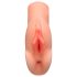 PDX Double Stroker - 2in1 Realistic Masturbator (Natural)