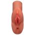 PDX Dual Stroker - 2-in-1 Realistic Masturbator (Dark Natural)