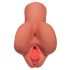PDX Pick Your Pleasure - 2-in-1 Vagina & Butt Stroker (Natural)