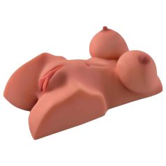  PDX Perfect DD's - torso with two pleasure openings - (brown)
