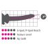 Icicles No. 86 - Pink Glass Dildo with Unique Design