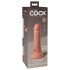 King Cock Elite 6" - Lifelike Suction Cup Dildo (Natural)