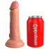 King Cock Elite 6" - Lifelike Suction Cup Dildo (Natural)