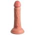 King Cock Elite 6" - Lifelike Suction Cup Dildo (Natural)