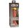 King Cock Elite 6 - Suction Cup Realistic Dildo (15cm) - Dark Tone