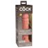 King Cock Elite 8" - Lifelike Suction Cup Dildo (8") - Natural
