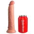 King Cock Elite 9 - Lifelike 9" Suction Cup Dildo - Natural