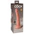 King Cock Elite 7 - 18cm Natural Suction Cup Vibrator with Remote Control