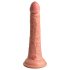 King Cock Elite 7 - 18cm Natural Suction Cup Vibrator with Remote Control