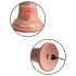 King Cock Elite 7 - 18cm Natural Suction Cup Vibrator with Remote Control