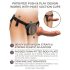 King Cock Elite Comfy Body Dock - Strap-On Harness (Brown)