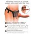 King Cock Elite Comfy - Strap-On Dildo with Harness (Dark Natural)