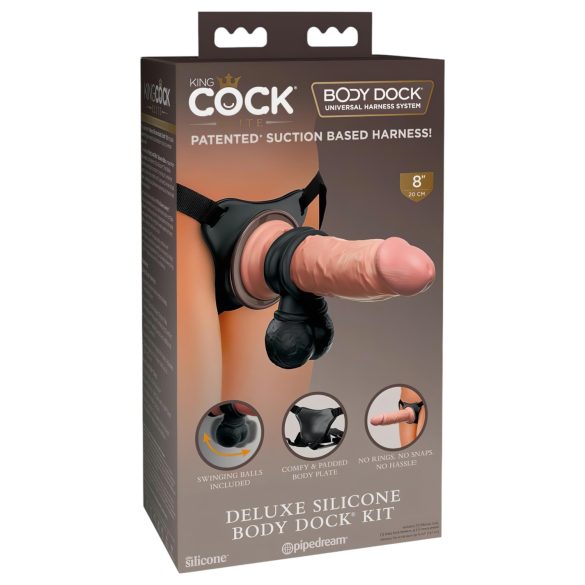King Cock Elite Deluxe - Strap-On Dildo Set