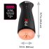 PDX Elite - Suction Vibrating Masturbator (Black)