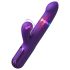 Fantasy For Her – 2-in-1 Thrusting Vibrator & Clitoral Stimulator (Purple)