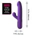 Fantasy For Her – 2-in-1 Thrusting Vibrator & Clitoral Stimulator (Purple)