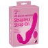 Strepless Strap-On - Wearable Vibrator (Pink)