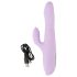 SMILE Thrusting - Rotating & Thrusting Vibrator with Clitoral Arm (Purple)