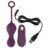 SMILE RC Love Balls - Rechargeable Wireless Vibrating Egg (Purple)