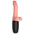 King Cock Plus 6.5" Realistic Vibrating Dildo with Balls - Natural