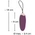 Javida Shaking Love - Purple Wireless Vibrating Egg