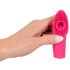 SMILE Licking - Air-Wave Tongue Finger Vibrator (Pink)