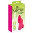 SMILE Licking - Air-Wave Tongue Finger Vibrator (Pink)