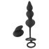 Rebel 2-in-1 - Rechargeable Radio-Controlled Ring & Anal Vibrator (Black)