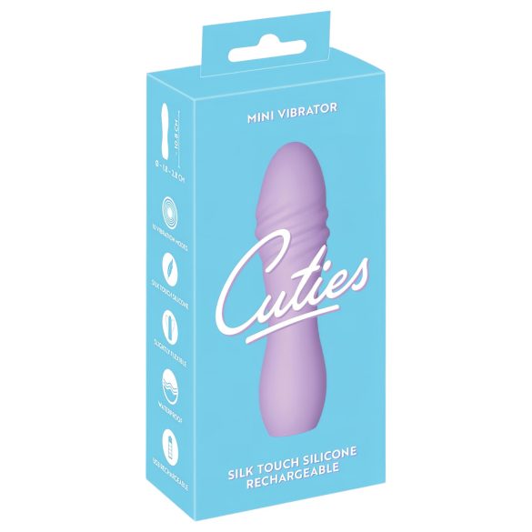 Cuties Mini 3 - Rechargeable, Waterproof Spiral Vibrator (Purple)