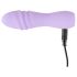 Cuties Mini 3 - Rechargeable, Waterproof Spiral Vibrator (Purple)