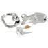 Fetish - Metal Male Chastity Cage (Silver)