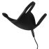 Rebel - Rechargeable Vibrating Ring & Stimulation Toy (Black)