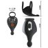Rebel - Rechargeable Vibrating Ring & Stimulation Toy (Black)