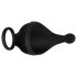 Rebel - Rechargeable Vibrating Ring & Stimulation Toy (Black)