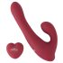 Javida - Rotating Radio-Controlled Clitoral Vibrator (Red)