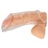 You2Toys Piss Play Sleeve - Transparent Penis Sleeve with Outlet Tube