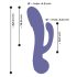 AWAQ.U 4 - Rechargeable Anal Massager Vibrator (Purple)