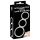 You2Toys - Triple Silicone Ring for Him (Silver)