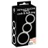 You2Toys - Triple Silicone Ring for Him (Silver)