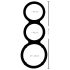You2Toys - Triple Silicone Ring for Him (Silver)