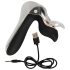 Bad Kitty - Rechargeable LED Vaginal Speculum (Black-Clear)