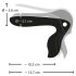 Bad Kitty - Rechargeable LED Vaginal Speculum (Black-Clear)