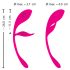 SMILE - Rechargeable Pink Vibrating Egg with Radio Control
