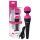 PalmPower Wand - Rechargeable Massager Vibrator (Pink-Black)