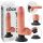 King Cock 7" Suction Cup Vibrator (18 cm) - Natural