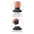 King Cock 10 Suction Cup Vibrator (10") - Natural